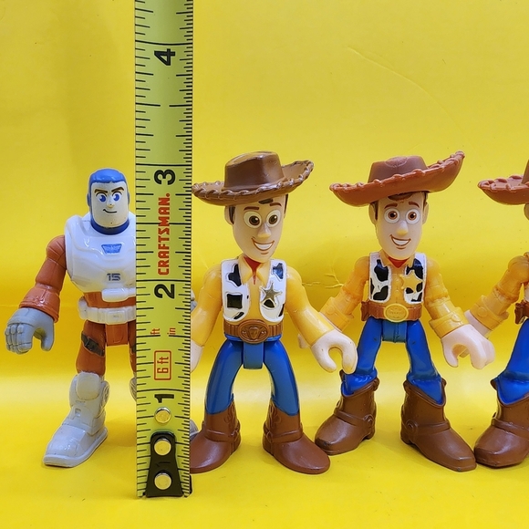 Fisher Price Imaginext Lot Toy Story Woody Buzz Lightyear 3" - Picture 4 of 6